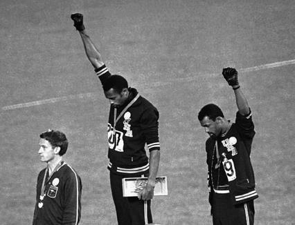 Tommie Smith - Médaille d'Or JO 1968.